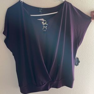 Dark purple A.U.W shirt